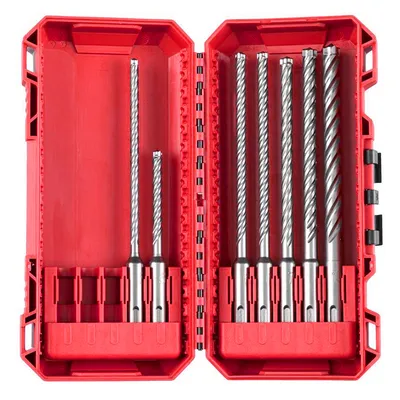 Свредло за бетон Milwaukee SDS-plus комплект 5, 5.5, 6, 8, 10 мм, 7 бр., SDS-Plus MX4