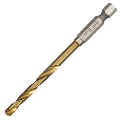 Свредло за метал HSS-TiN Milwaukee с 6-стенна опашка  5 мм, 31/80 мм, Shockwave Red Hex