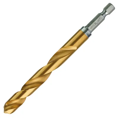 Свредло за метал HSS-TiN Milwaukee с 6-стенна опашка в блистер 10.5 мм, 78/122 мм, Shockwave Red Hex