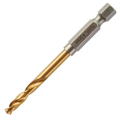 Свредло за метал HSS-TiN Milwaukee с 6-стенна опашка в блистер 4.5 мм, 29/76 мм, Shockwave Red Hex