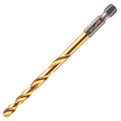 Свредло за метал HSS-TiN Milwaukee с 6-стенна опашка в блистер 5.5 мм, 60/104 мм, Shockwave Red Hex
