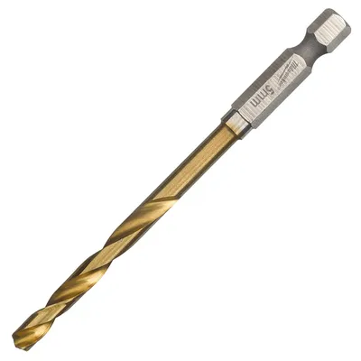 Свредло за метал HSS-TiN Milwaukee с 6-стенна опашка в блистер 5 мм, 31/80 мм, Shockwave Red Hex