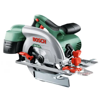 Електрически ръчен циркуляр Bosch 1200 W, ф 160 мм, 5600 об./мин, PKS 55 A