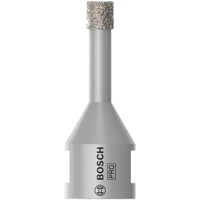Фрезер за керамика Bosch диамантен за сухо пробиване 8 мм, 30 мм, M14, PRO Ceramic dry