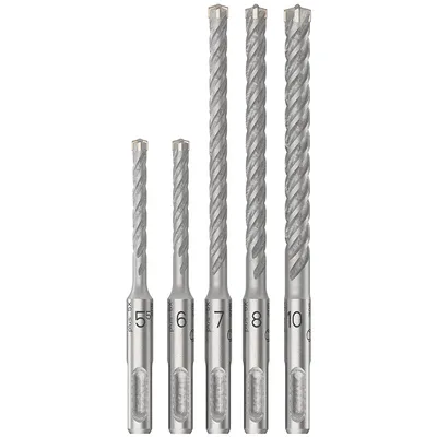 Свредло за армиран бетон Bosch SDS-plus комплект 5.5-10 мм, 5 бр., PRO SDS plus-5Х