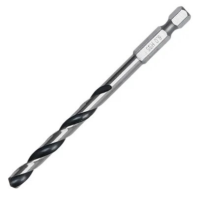 Свредло за метал HSS Bosch с 6-стенна опашка оксидирано 6 мм, 57/98 мм, PointTeQ Hex