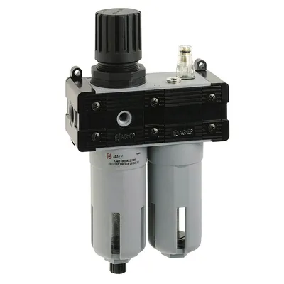 Филтър регулатор Aignep с омаслител  2500 л/мин, 1/2 ", 20 µm, FRL T100