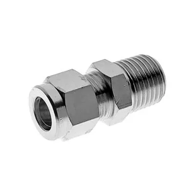 Нипел пневматичен Aignep с врязващ пръстен 1/4" х 8 мм, 10480