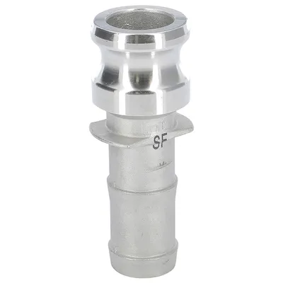 Съединител на маркучи Sferaco Camlock М - маркуч  18 bar, 1", Тип E, неръждаема стомана, 2245
