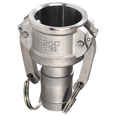 Съединител на маркучи Sferaco Camlock Ж - маркуч 14 bar, 4", Тип C, неръждаема стомана, 2243
