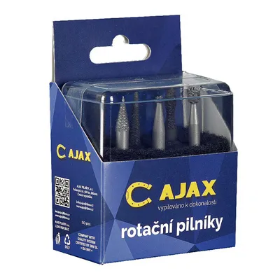 Шлайфгрифер Ajax HSS комплект  7/9/15/23/25/30 мм, ф 6 мм