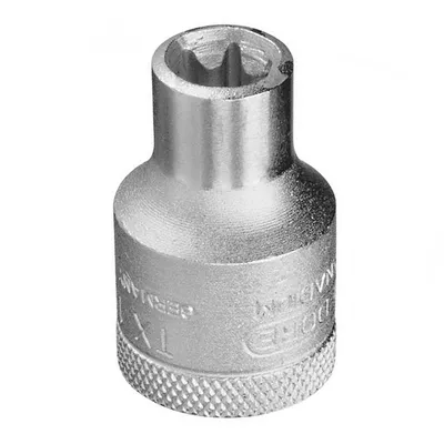 Вложка E-Torx Gedore с квадрат  Е18 х 1/2", TX 19 E18