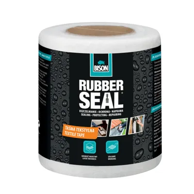 Лента Bison уплътнителна текстилна  100 мм, 10 м, Rubber Seal