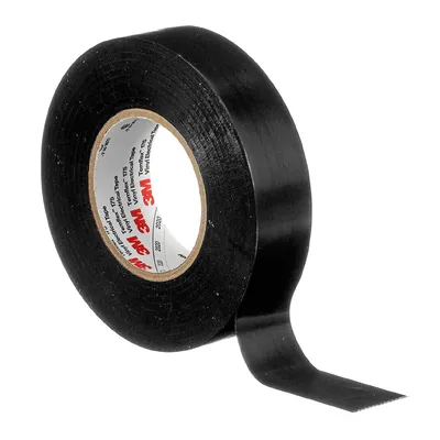 Лента Scotch електроизолационна 19 мм, 20 м, черна, PVC, Temflex 175