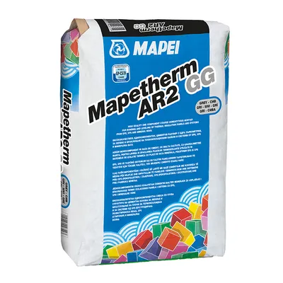Лепило Mapei циментова шпакловка за полистирол  25 кг, сиво, Mapetherm AR2 GG