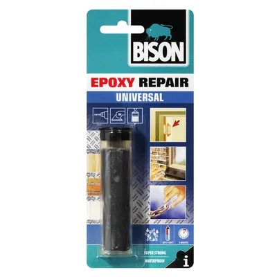 Двукомпонентно епоксидно лепило Bison  56 г, Epoxy Repair Universal