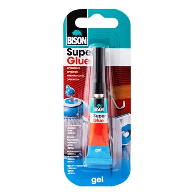Лепило универсално Bison цианкрилатно секундно 2 г, Super Glue Xtra Power