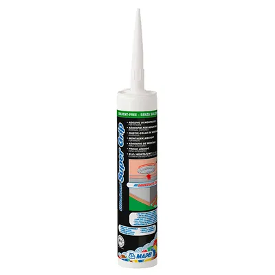 Лепило уплътнително Mapei акрилно за дървени фуги  310 мл, бял, Ultrabond Super Grip
