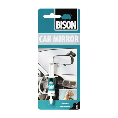 Лепило за стъкло Bison анаеробно 2 мл, Car Mirror