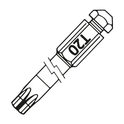 Накрайник бит TX Quik Drive Torx  TX 20, 1/4" Quick Drive, 3 бр.