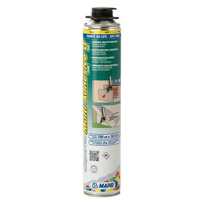 Полиуретанова пяна Mapei пистолетна за изолационни материали  0.75 мл, Mapepur Multi Adhesive Foam G