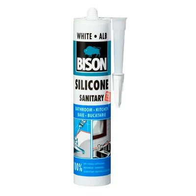 Санитарен силиконов уплътнител Bison 280 мл, кафяв, Sanitary