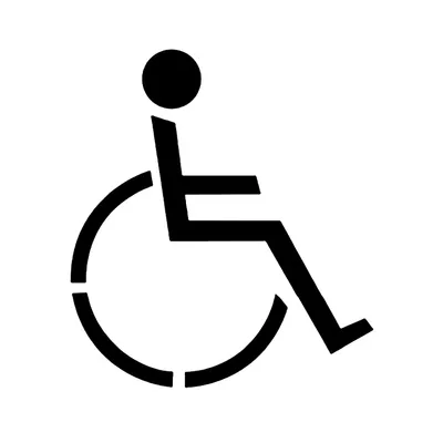 Шаблон Rust-Oleum за маркировка инвалидно място 900х800 мм, Disabled parking