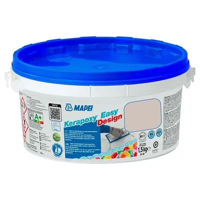 Смес Mapei фугираща за плочки епоксидна  1.5 кг, антично бяла №123, Kerapoxy Easy Design