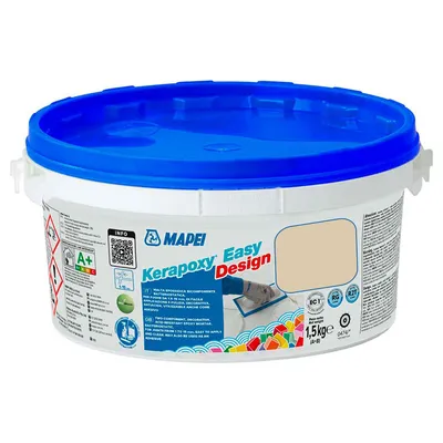 Смес Mapei фугираща за плочки епоксидна  1.5 кг, бадем №138, Kerapoxy Easy Design