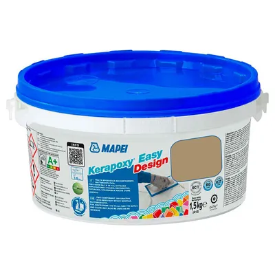 Смес Mapei фугираща за плочки епоксидна  1.5 кг, бисквита №188, Kerapoxy Easy Design
