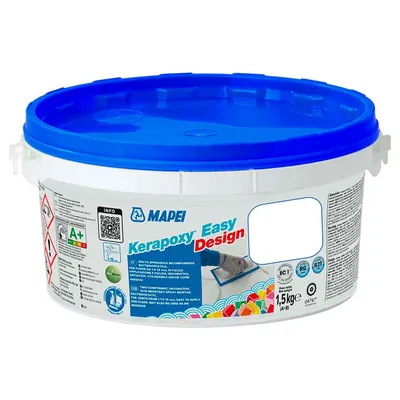 Смес Mapei фугираща за плочки епоксидна  1.5 кг, бяла №100, Kerapoxy Easy Design