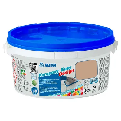 Смес Mapei фугираща за плочки епоксидна  1.5 кг, карамел №141, Kerapoxy Easy Design