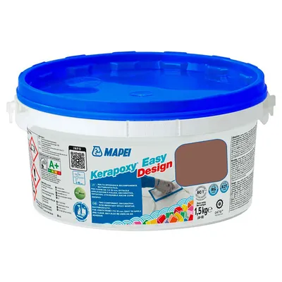 Смес Mapei фугираща за плочки епоксидна 1.5 кг, теракота №143, Kerapoxy Easy Design