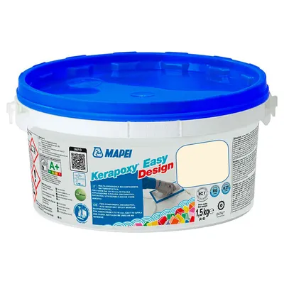 Смес Mapei фугираща за плочки епоксидна 1.5 кг, ванилия №131, Kerapoxy Easy Design