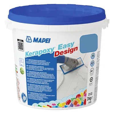 Смес Mapei фугираща за плочки епоксидна 3 кг, авио №167, Kerapoxy Easy Design
