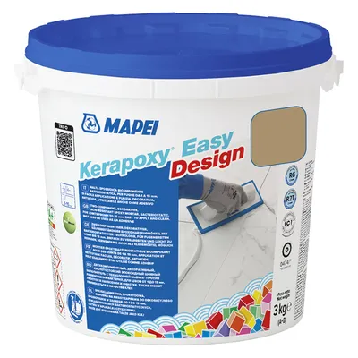 Смес Mapei фугираща за плочки епоксидна 3 кг, бисквита №188, Kerapoxy Easy Design