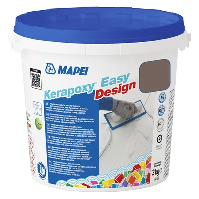Смес Mapei фугираща за плочки епоксидна 3 кг, кал №136, Kerapoxy Easy Design