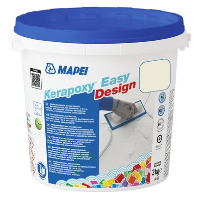 Смес Mapei фугираща за плочки епоксидна 3 кг, кариби №137, Kerapoxy Easy Design