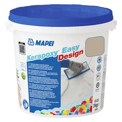 Смес Mapei фугираща за плочки епоксидна 3 кг, пясък №133, Kerapoxy Easy Design