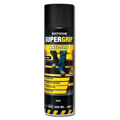 Спрей противоплъзгащ Rust-Oleum 0.5 л, черен, SuperGrip Anti-Slip