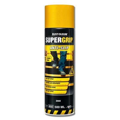 Спрей противоплъзгащ Rust-Oleum 0.5 л, флуоресцентно жълт, SuperGrip Anti-Slip