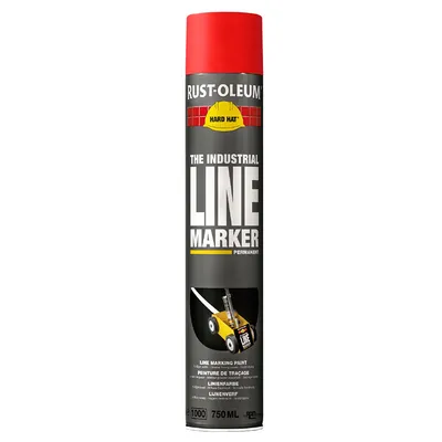 Спрей Rust-Oleum за пътна маркировка 0.75 л, червен, RAL 3020, 2300 Hard Hat Striping Spray