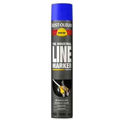 Спрей Rust-Oleum за пътна маркировка 0.75 л, син, RAL 5017, 2300 Hard Hat Striping Spray
