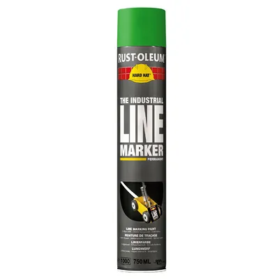 Спрей Rust-Oleum за пътна маркировка 0.75 л, зелен, RAL 6024, 2300 Hard Hat Striping Spray