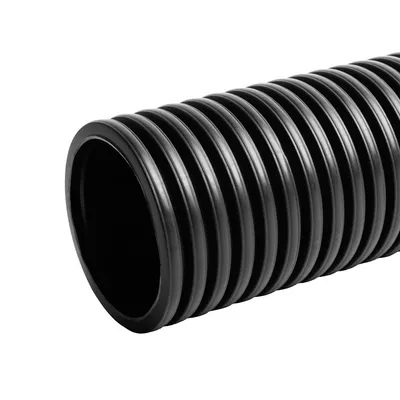 Тръба HDPE Pestan дренажна двупластова 110 мм, 6 м