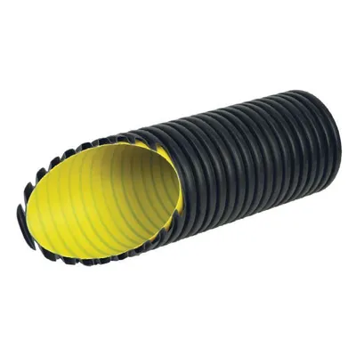 Тръба HDPE Pestan канализационна двупластова 315 мм, 6 м, SN4