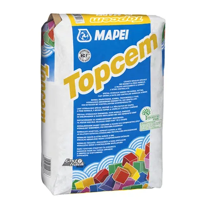 Замазка Mapei циментова бързосъхнеща  20 кг, сива, Topcem