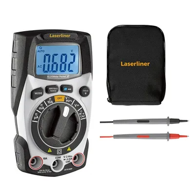 Дигитален мултицет Laserliner  с LCD дисплей, CAT III 600V / CAT IV 600V, Pocket XP