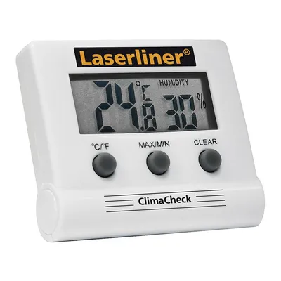 Дигитален настолен термометър Laserliner за стайна температура с влагомер  от 0 до +50 °C, ClimaCheck