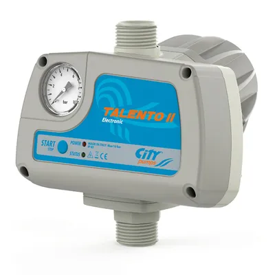 Електронен пресостат за помпа City Pumps с ръчен рестарт 1500 W, 12 м3/ч, 10 bar, 150 kPa, 1", Talento-2